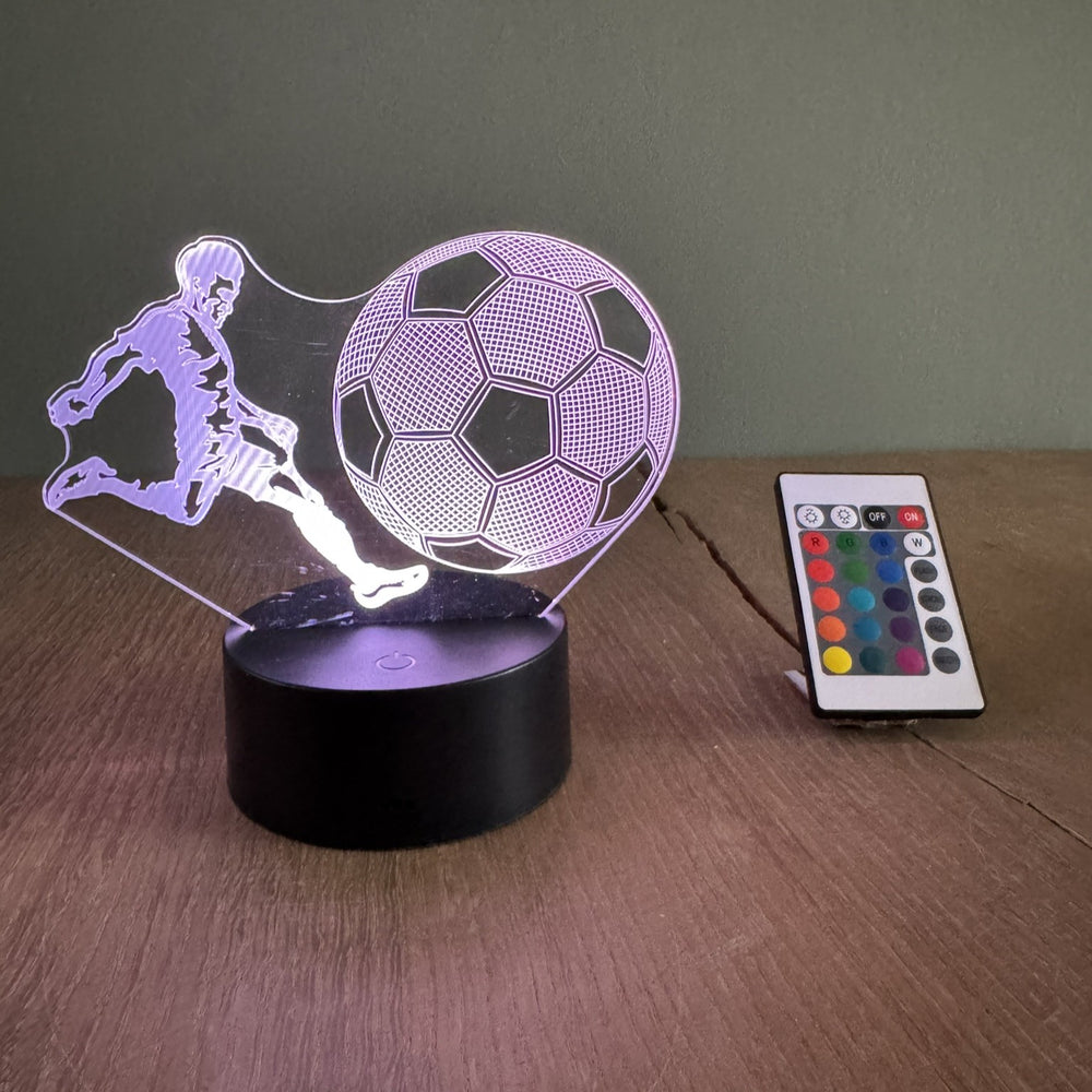 Footballer — illuminated Klarigo light