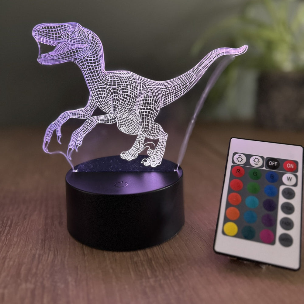 Velociraptor — illuminated Klarigo light