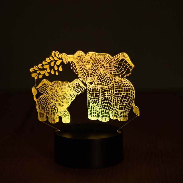 Famille d'éléphants