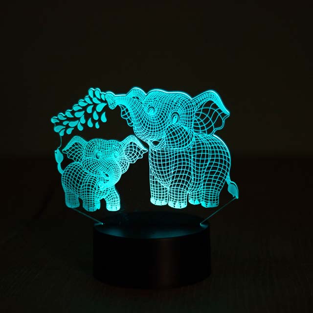 Famille d'éléphants