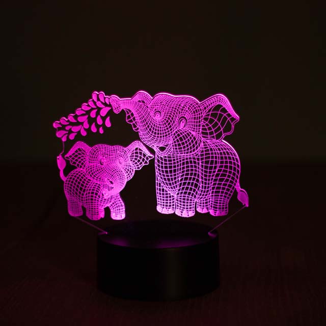 Famille d'éléphants